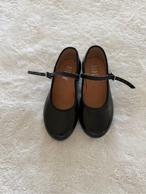 Bloch Black Buckle Strap Mary Jane Tap shoes size 11 Toddler